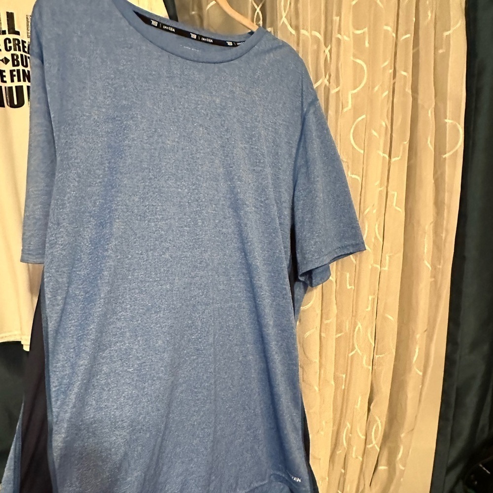 Tek Gear Heather Blue DryTek Tee